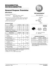 BC846BM3T5G 数据规格书 1