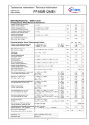 FF450R12ME4 数据规格书 2