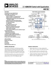 AD8190-9880/PCB 数据规格书 1