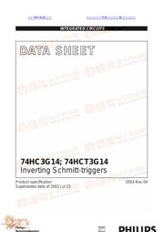 74HC3G14 datasheet.datasheet_page 1