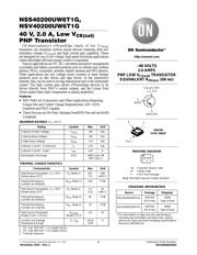 NSS40200UW6T1G 数据规格书 1