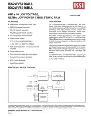 IS62WV6416BLL-55TLI 数据规格书 1