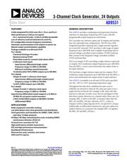 AD9531BCPZ datasheet.datasheet_page 1