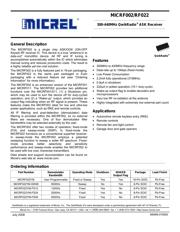 MICRF022 datasheet.datasheet_page 1