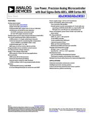 ADUCM360BCPZ128 Datenblatt PDF