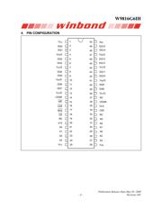 W9816G6IH-6I 数据规格书 4