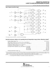 SN74HCT138DE4 数据规格书 3