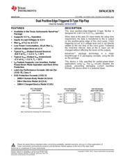 SN74LVC2G79DCURG4 datasheet.datasheet_page 1