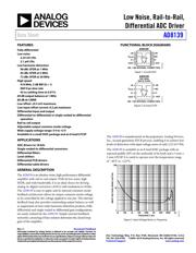 AD8139ARDZ Datenblatt PDF