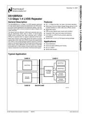 DS10BR254TSQ datasheet.datasheet_page 1