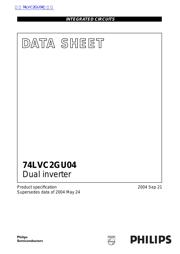 74LVC2GU04 datasheet.datasheet_page 1