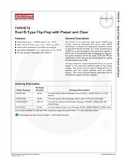 74VHC74MX Datenblatt PDF