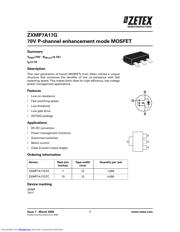 ZXMP7A17GTA 数据规格书 1