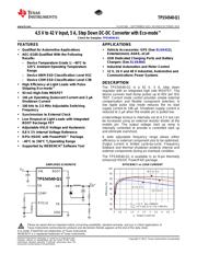 TPS54540QDDAQ1 Datenblatt PDF