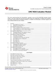 AMC7836EVM 数据规格书 1