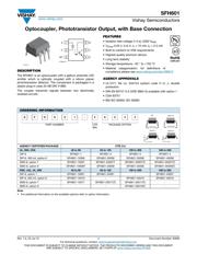 SFH601-3 Datenblatt PDF