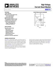 AD8215 Datenblatt PDF