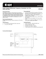 9FG830AFLF 数据规格书 1