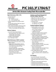 PIC16LF1784-E/PT 数据规格书 1