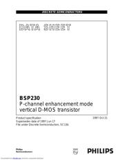 BSP230 datasheet.datasheet_page 1