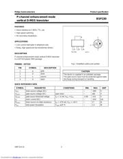 BSP230 datasheet.datasheet_page 2