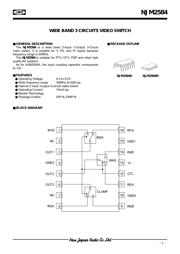 NJM2584M datasheet.datasheet_page 1