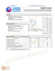 MMST4401 数据规格书 1