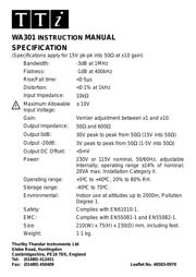 WA301 datasheet.datasheet_page 1