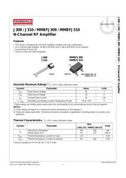 MMBFJ310.* datasheet.datasheet_page 1