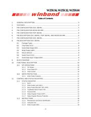 W25X32VSFIG T&R 数据规格书 2