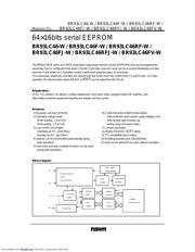 BR93LC46F-WE2 datasheet.datasheet_page 1