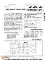 MAX5250 数据规格书 1