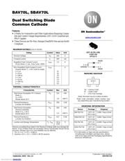 BAV70LT1G 数据规格书 1