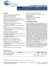 CY7C1645KV18-450BZXI datasheet.datasheet_page 1